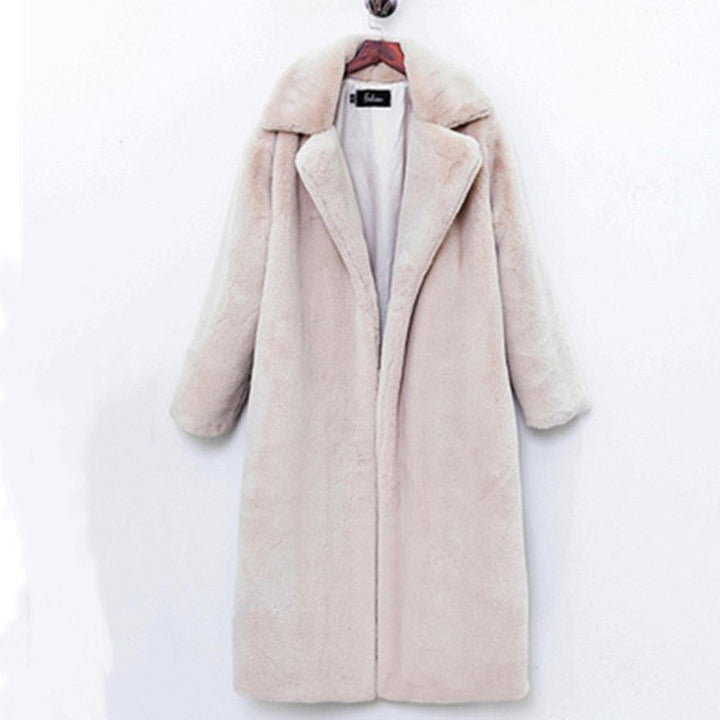Women's Long-Haired Coat In Luxurious Teddy Style Mune
