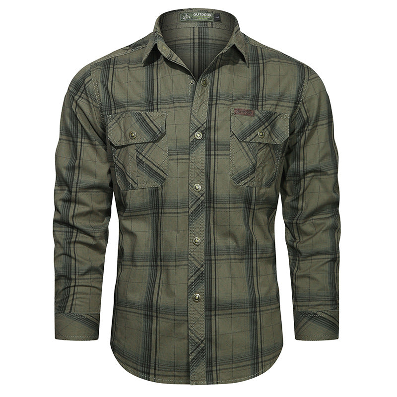 Men's Checked Flannel Shirt