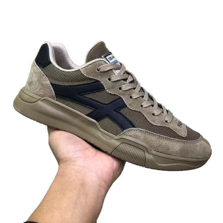 Men's Urban Casual Sneaker made of suede and mesh mix with ergonomic cushioning sole Mune Fashion