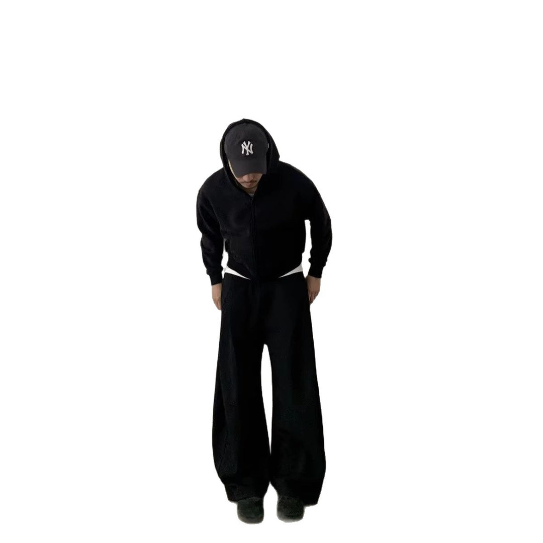 Women's Fashion Oversized Hoodie and Wide-leg Pants Set Mune Fashion