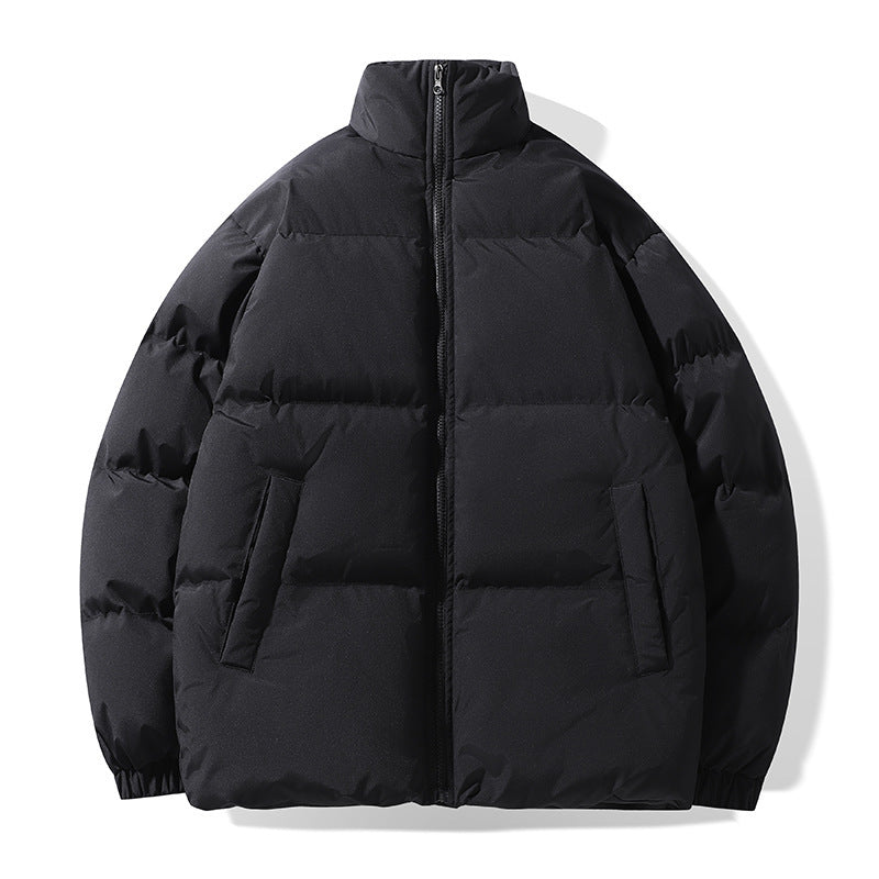 Men's short cut quilted winter jacket with high stand-up collar and padded thermo insulation Mune Fashion