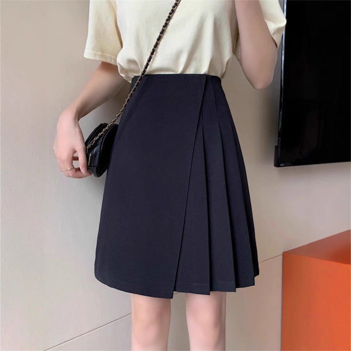 Women's Pleated Mini Skirt with High Waist Mune Fashion