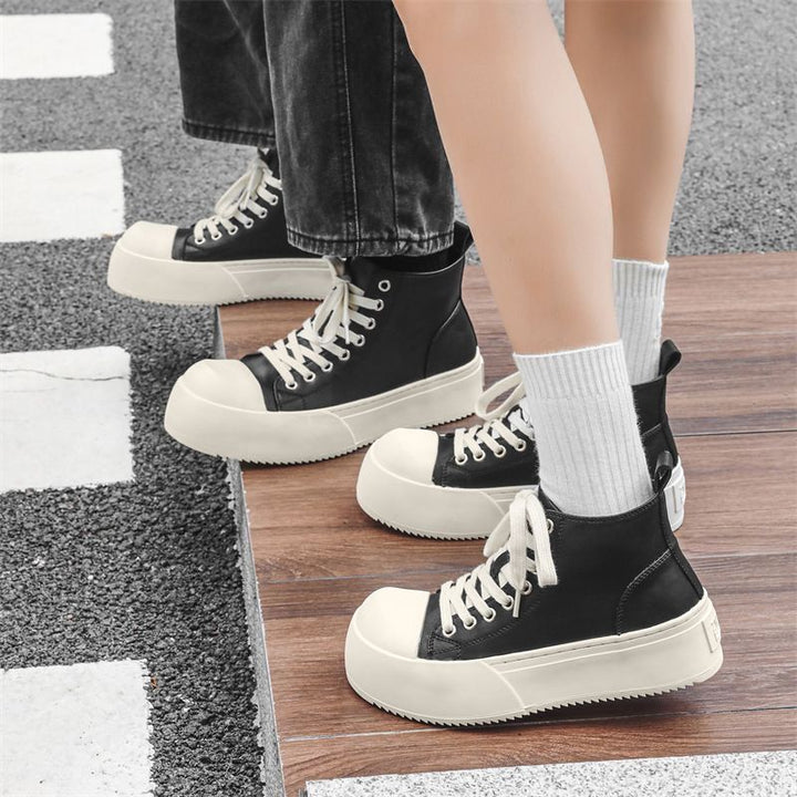 Women's High Platform Sneakers with Modern Design and Sturdy Profile Mune Fashion