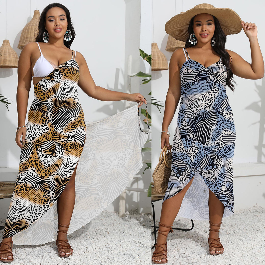 Ladies elegant wrap sarong with modern pattern Mune Fashion