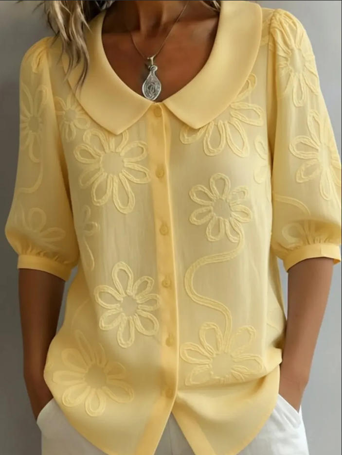 Women's blouse with floral pattern Mune Fashion