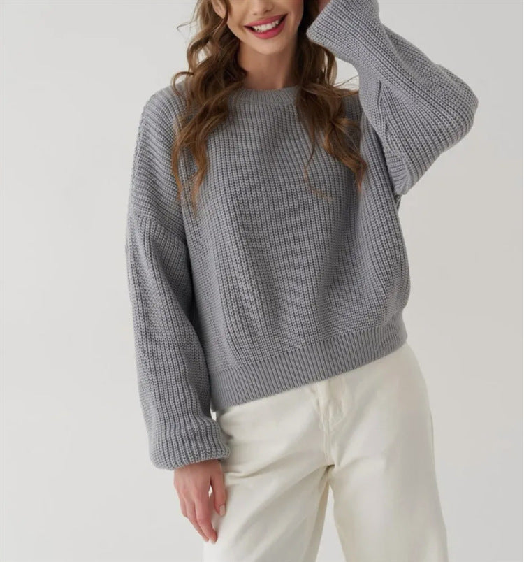 Women's Casual Knit Sweater Mune