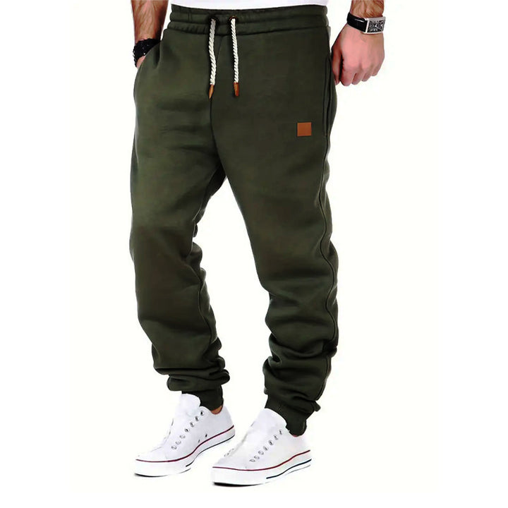 Men's mélange Relax Jogger with wide comfort waistband, twisted drawstring, and ribbed ankle cuffs Mune Fashion