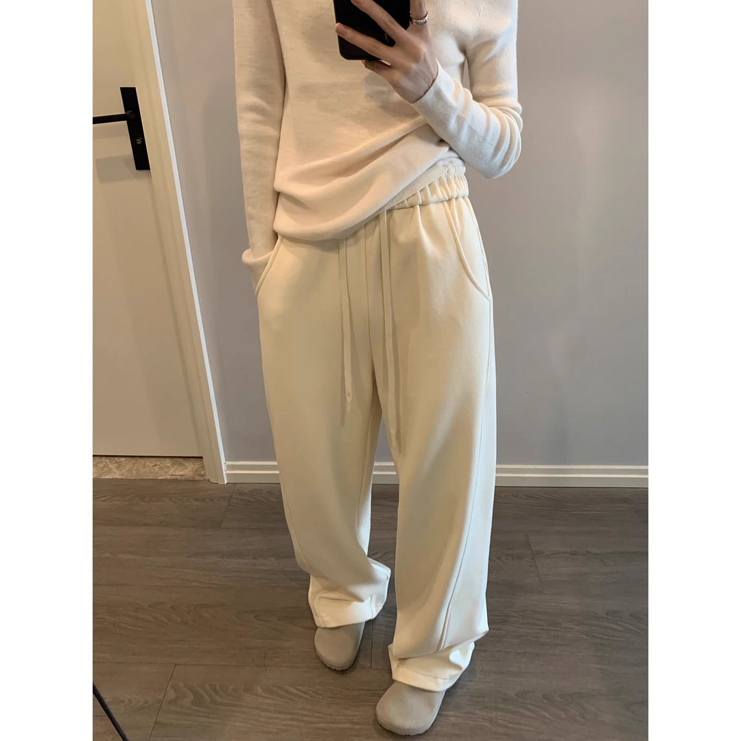 Women's Comfortable and Stylish Wide-Cut Leisure Pants Mune Fashion