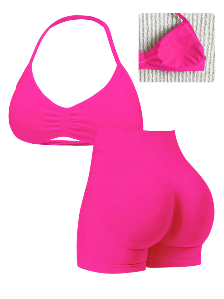 Women's Sporty Bikini with Padded Top and High Waist Mune Fashion