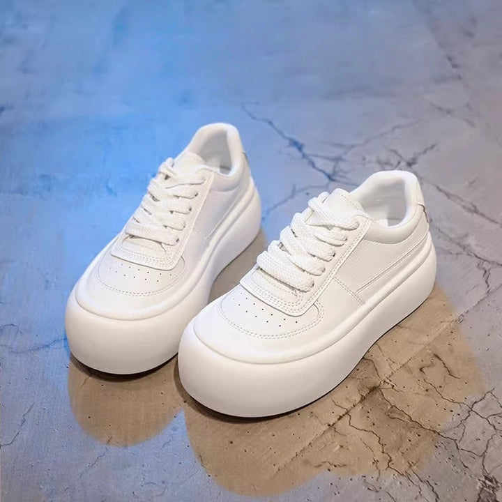 Women's Platform Sneakers with Ergonomic Sole and Breathable Upper Material Mune Fashion