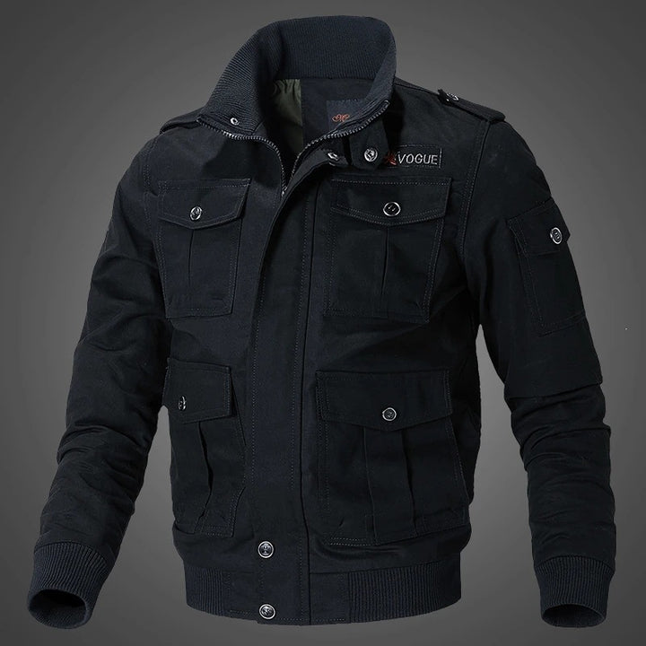 Men's military jacket with numerous pockets Mune Fashion