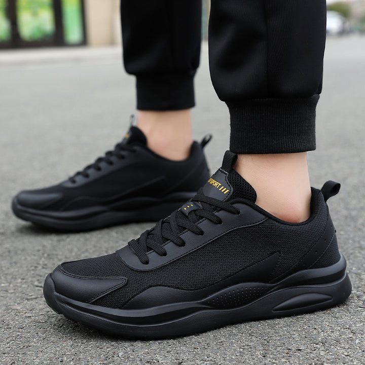 Men's nan urban comfort sneakers with air channel cushioning and slip-resistant profile sole Mune Fashion