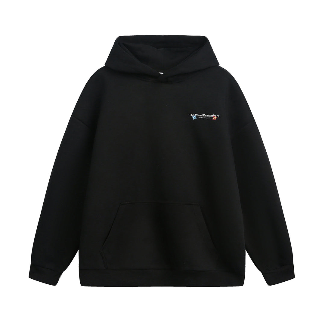 Unisex Simple Hoodie with balloon-shaped oversized cut, lined hood & kangaroo pocket Mune Fashion