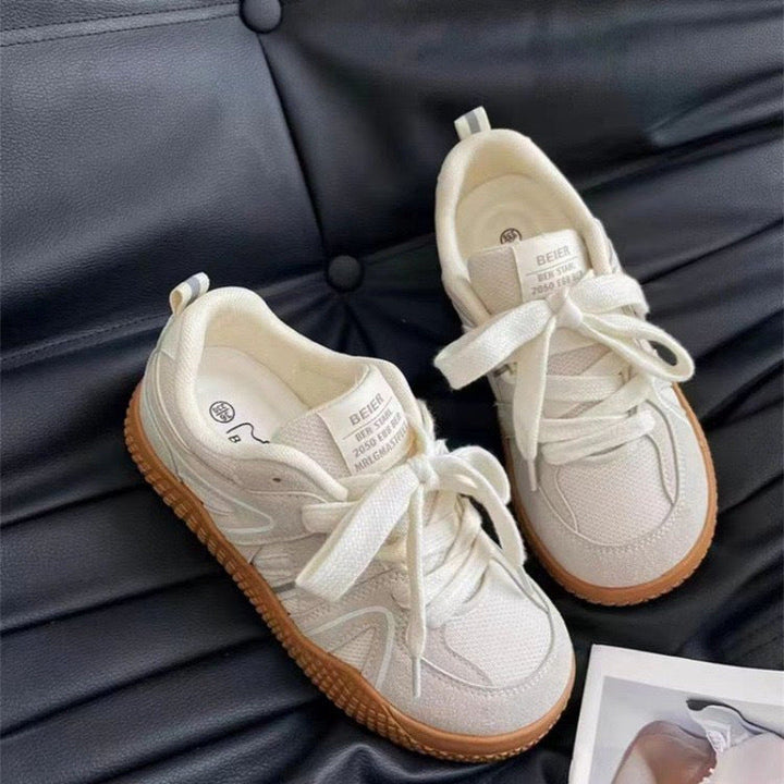 Women's Sporty Sneakers with Breathable Mesh Upper and Non-Slip Sole Mune Fashion