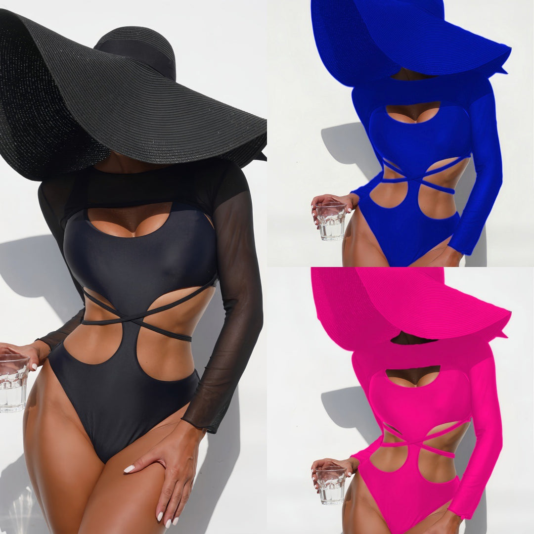 Ladies Crop Top Bikini Set with stylish cover-up Mune Fashion