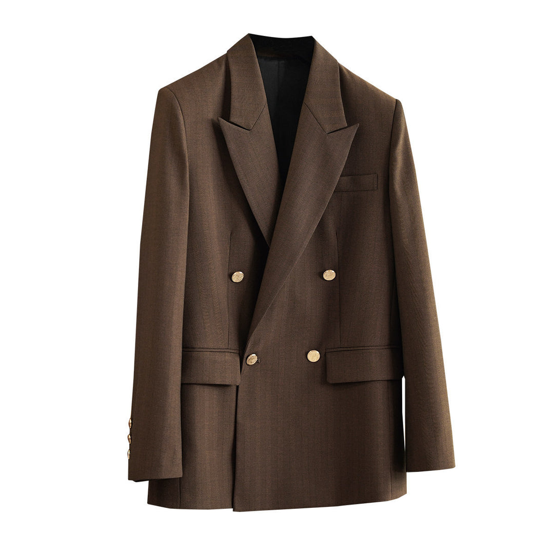 Women Elegant Double-breasted Blazer Mune Fashion 1789269052