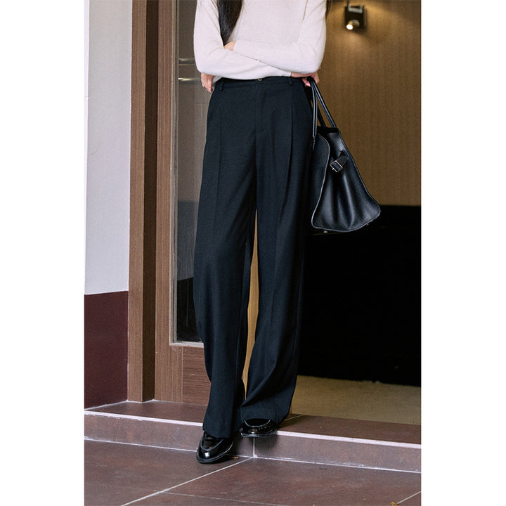 Women's Elegant, Wide Suit Pants Mune Fashion