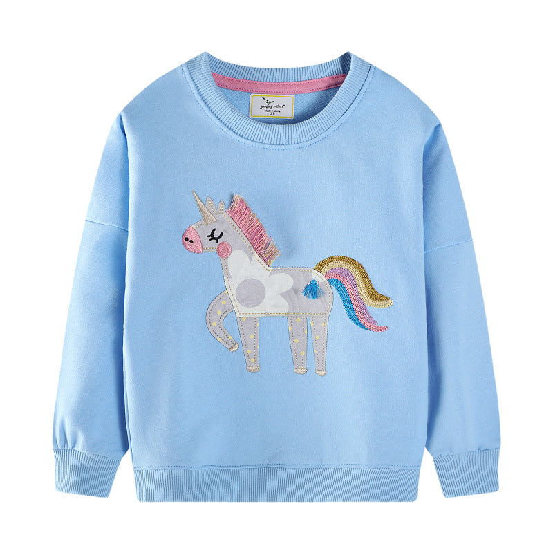 Girls sweatshirt with charming unicorn design Mune Fashion