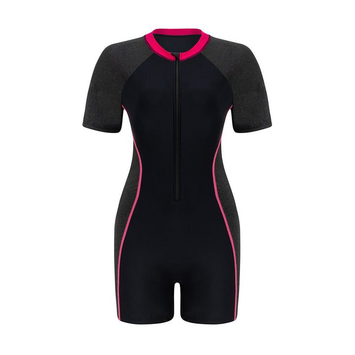Women’s Sporty Short Sleeve Swim Suit Mune Fashion