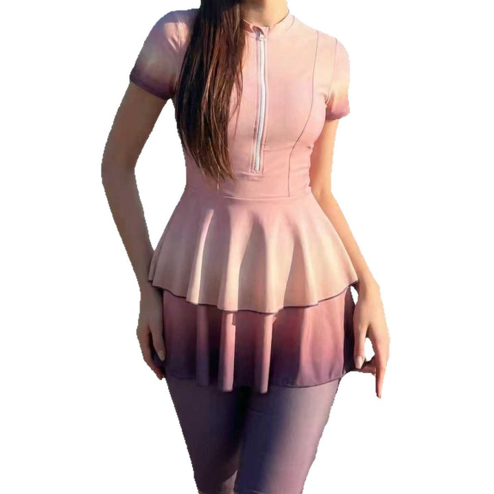 Women's fashionable swimsuit with wide skirt Mune Fashion