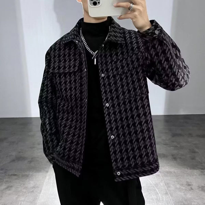 Men's Lightweight Functional Jacket with Hood, Water-Repellent Micro Finish and Multifunctional Pockets Mune Fashion
