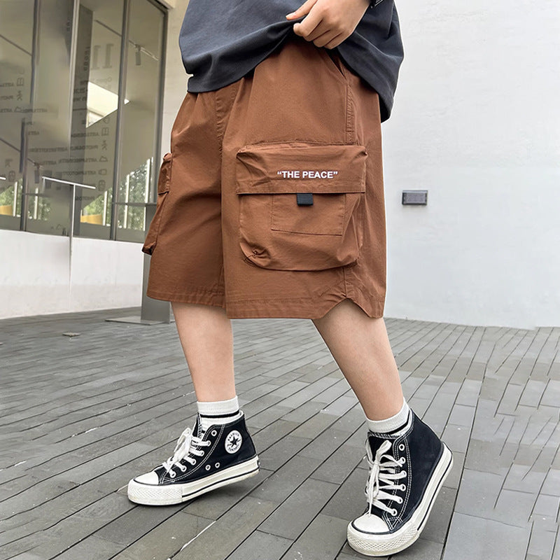 Unisex casual cargo shorts with large pockets Mune Fashion