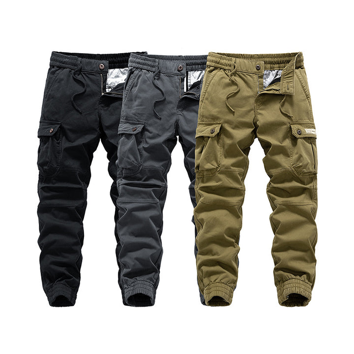Men's Tactical Cargo Jogger with Stretch Insert, Drawstring Waistband and Flap Pockets Mune Fashion