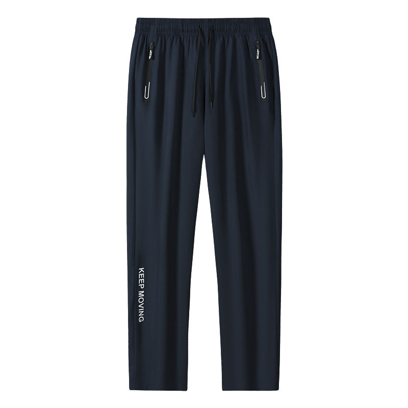 Men's Sporty Jogging Pants with Side Zippers Mune Fashion