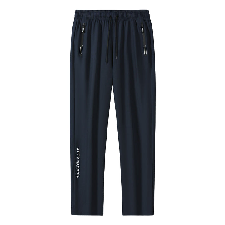 Men's Sporty Jogging Pants with Side Zippers Mune Fashion