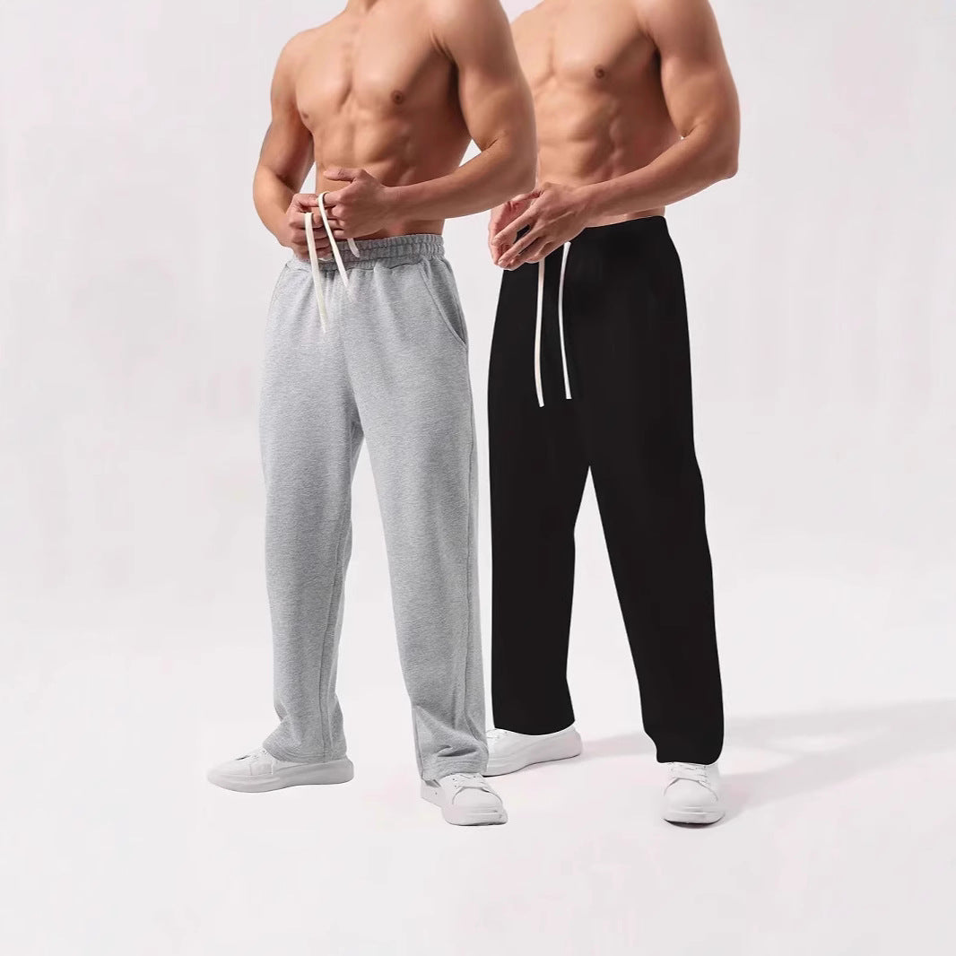 Men's casually fitting sweatpants made of cotton blend with elastic waistband and side pockets Mune Fashion