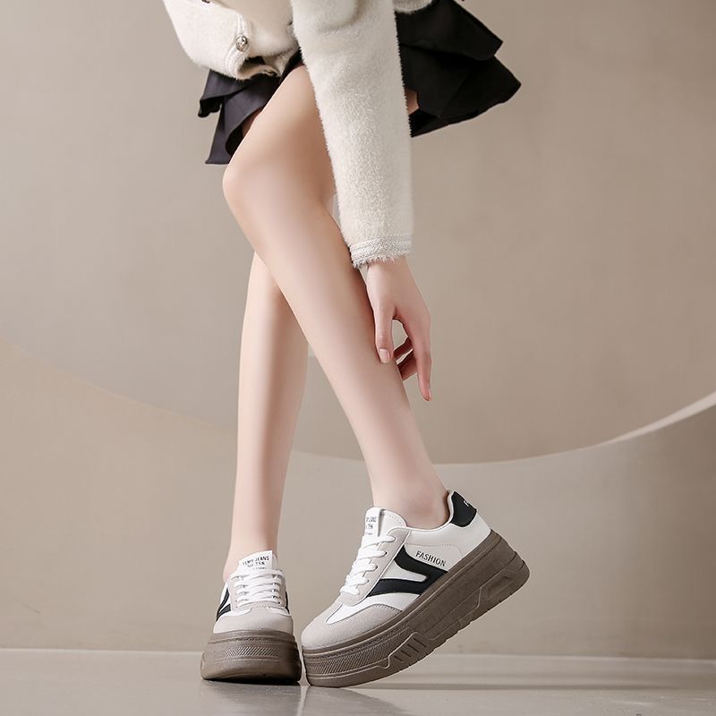 Ladies' Platform Sneakers with Fashionable Decoration Mune Fashion