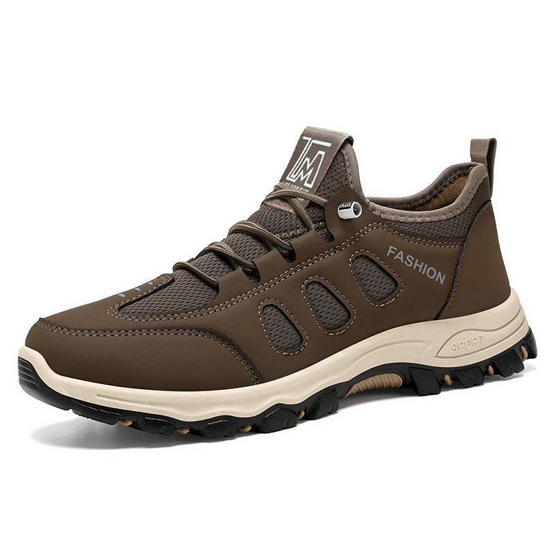 Men's lightweight breathable outdoor trail sneakers with slip-resistant sole Mune Fashion