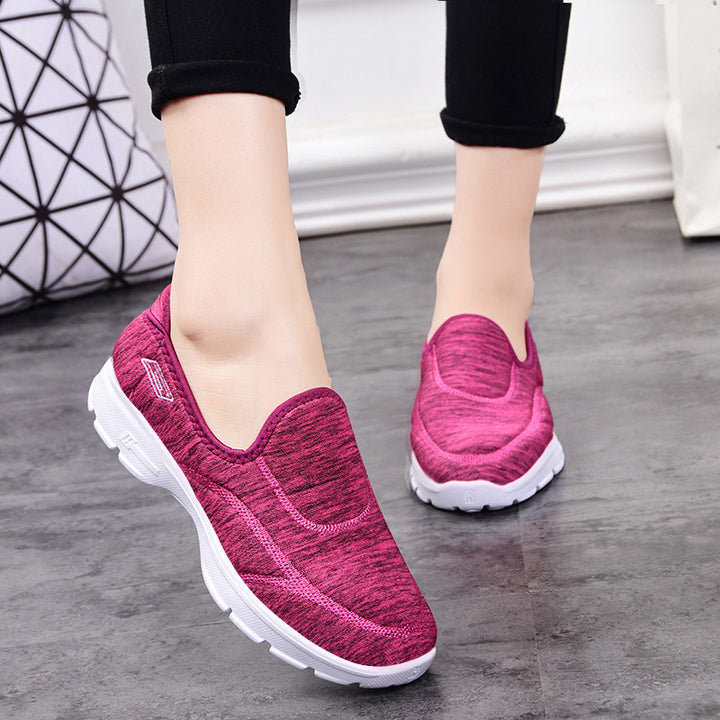 Women's nan elastic slip-on sneakers with orthopedic arch support and slip-resistant EVA sole Mune Fashion