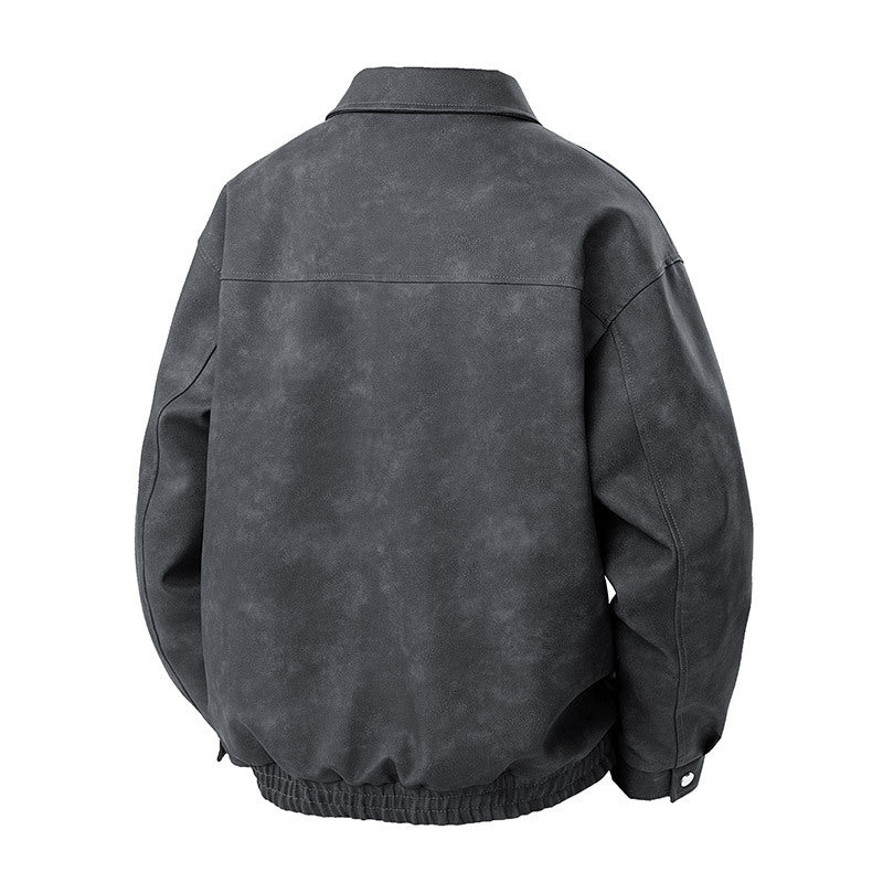 Men's Fashion Suede Jacket Mune Fashion