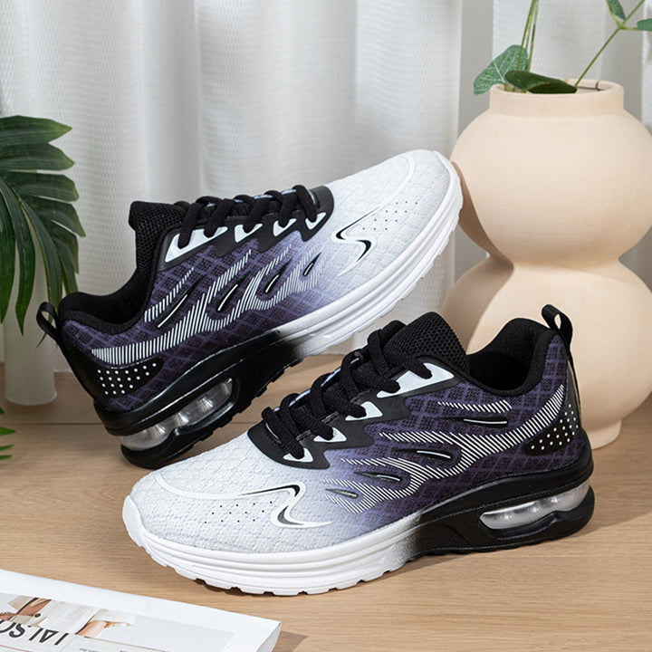 Women's nan performance-oriented fitness sneakers with visible air cushioning and seamless knit upper material Mune Fashion