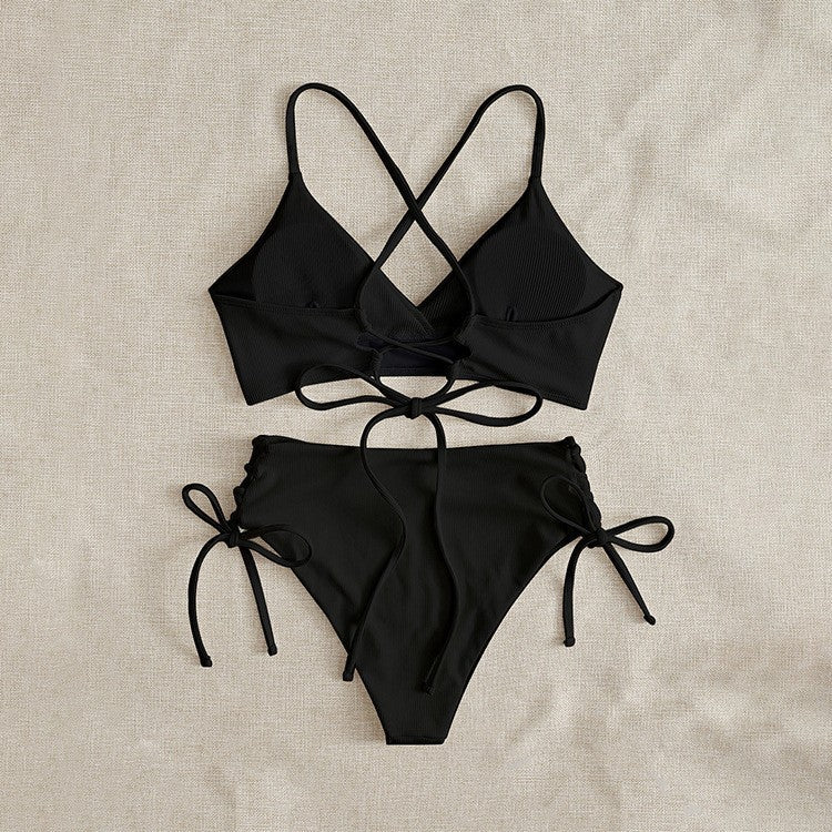 Women's bikini set with refined lacing detail Mune Fashion