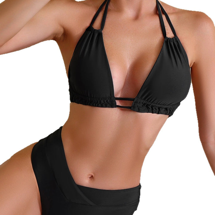 Women's High-Waisted Triangle Bikini Mune Fashion