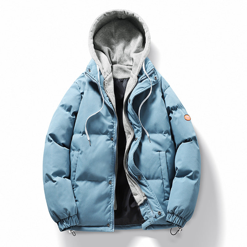 Men's quilted jacket with detachable hood Mune Fashion