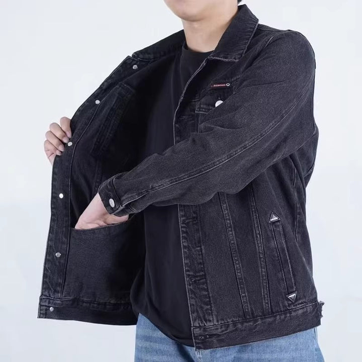 Men's Fashion Denim Jacket with Modern Details Mune Fashion