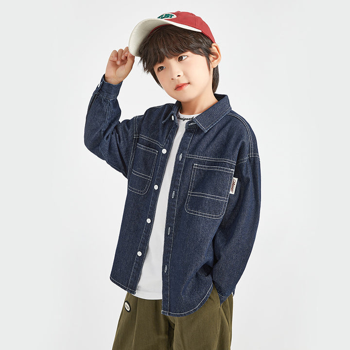 Unisex Denim Shirt Jacket Mune Fashion