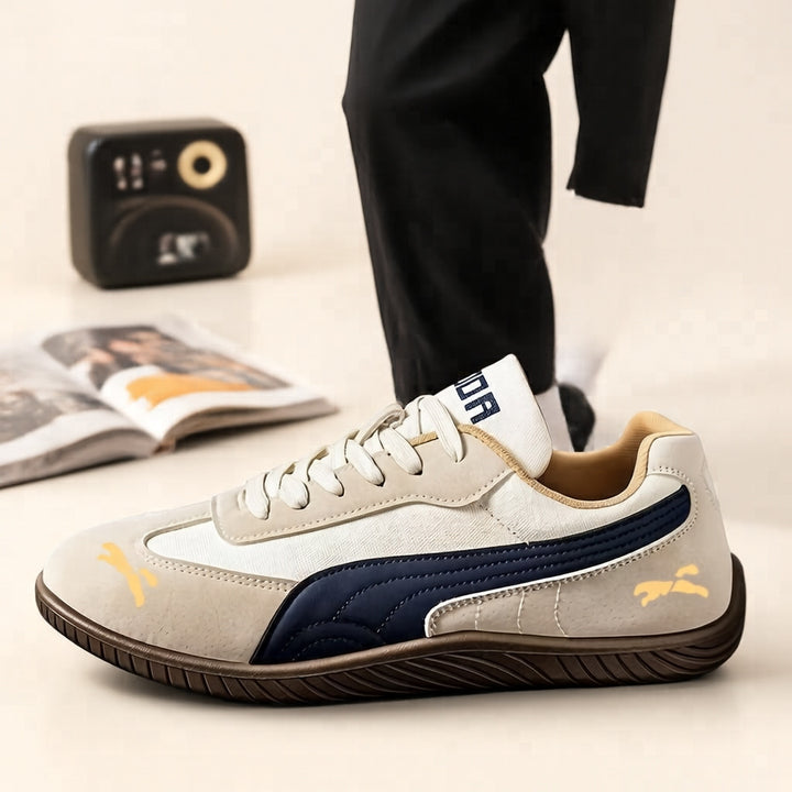 Men's Sporty Suede Sneakers Mune Fashion