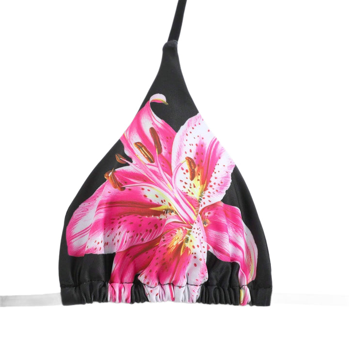 Women's bikini set with floral wrap skirt Mune Fashion