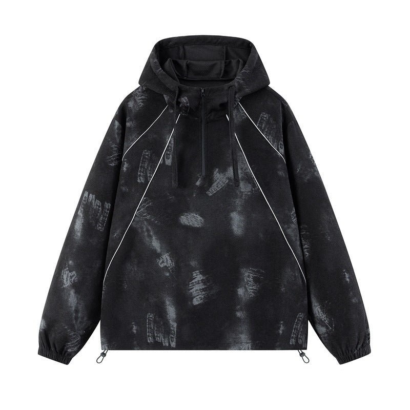 Women’s sporty hooded jacket with side zippers Mune Fashion
