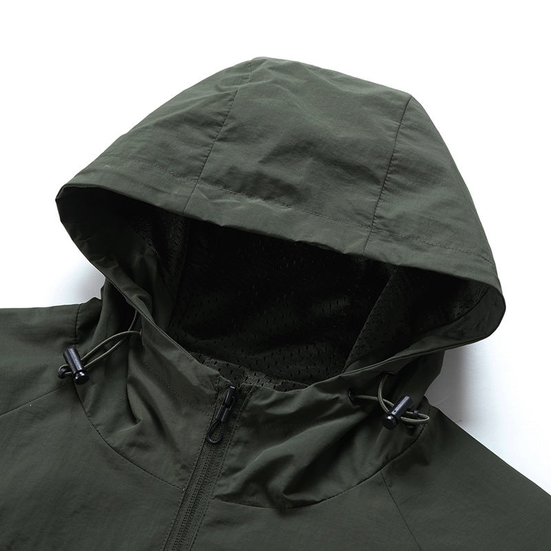 Men's Lightweight Outdoor Jacket with Hood Mune Fashion