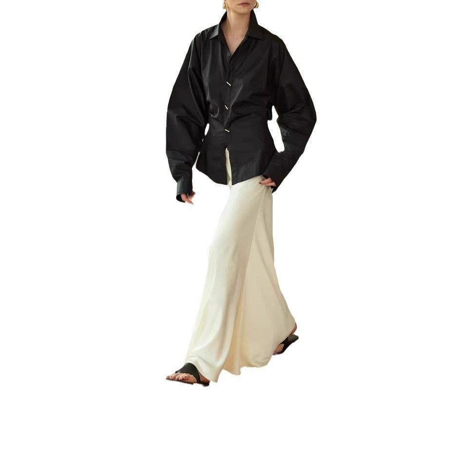 Women Oversized Blouse with Unique Cut Mune Fashion