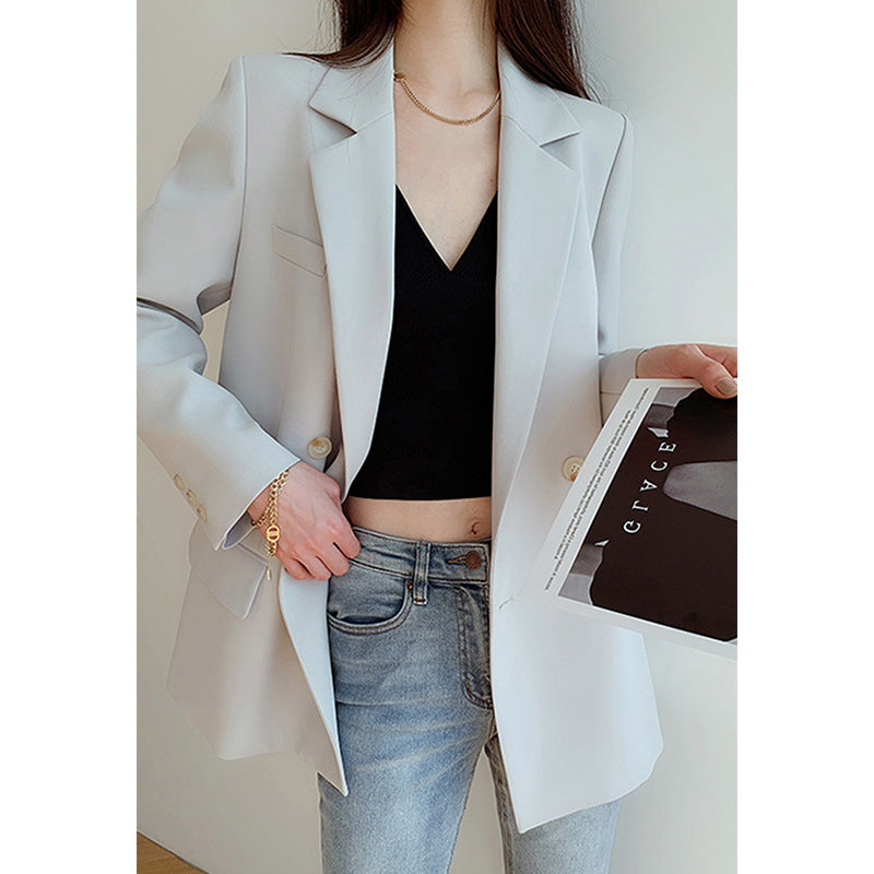 Women Elegant Oversized Blazer Jacket Drune
