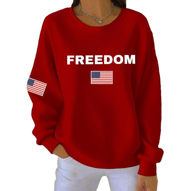 Women's Comfortable Sweatshirt with Distinctive Print Mune Fashion