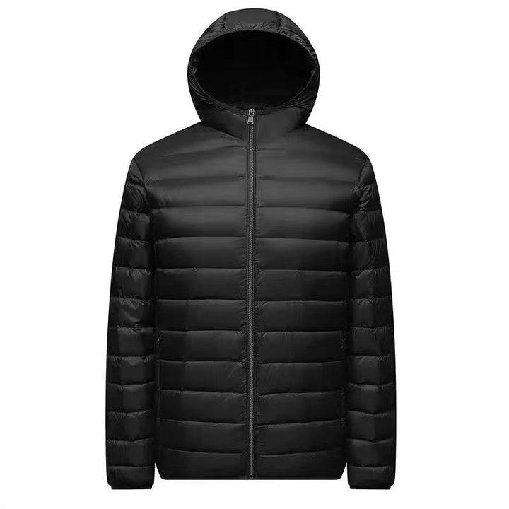 Men's ultra-light packable micro quilted jacket with stand-up collar, padded insulation and wind-resistant shell Mune Fashion