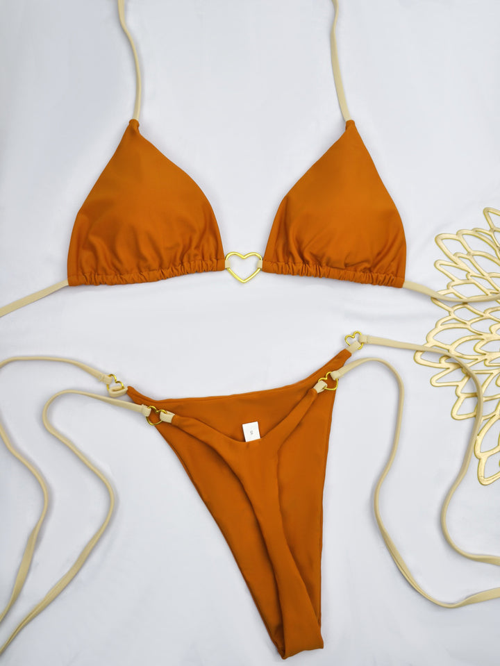Women’s bikini set with heart-shaped detail and adjustable straps Mune Fashion