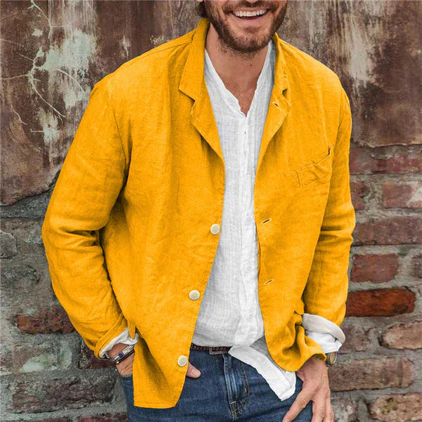 Mune Fashion - Lightweight cotton blazer for men: Comfort and style